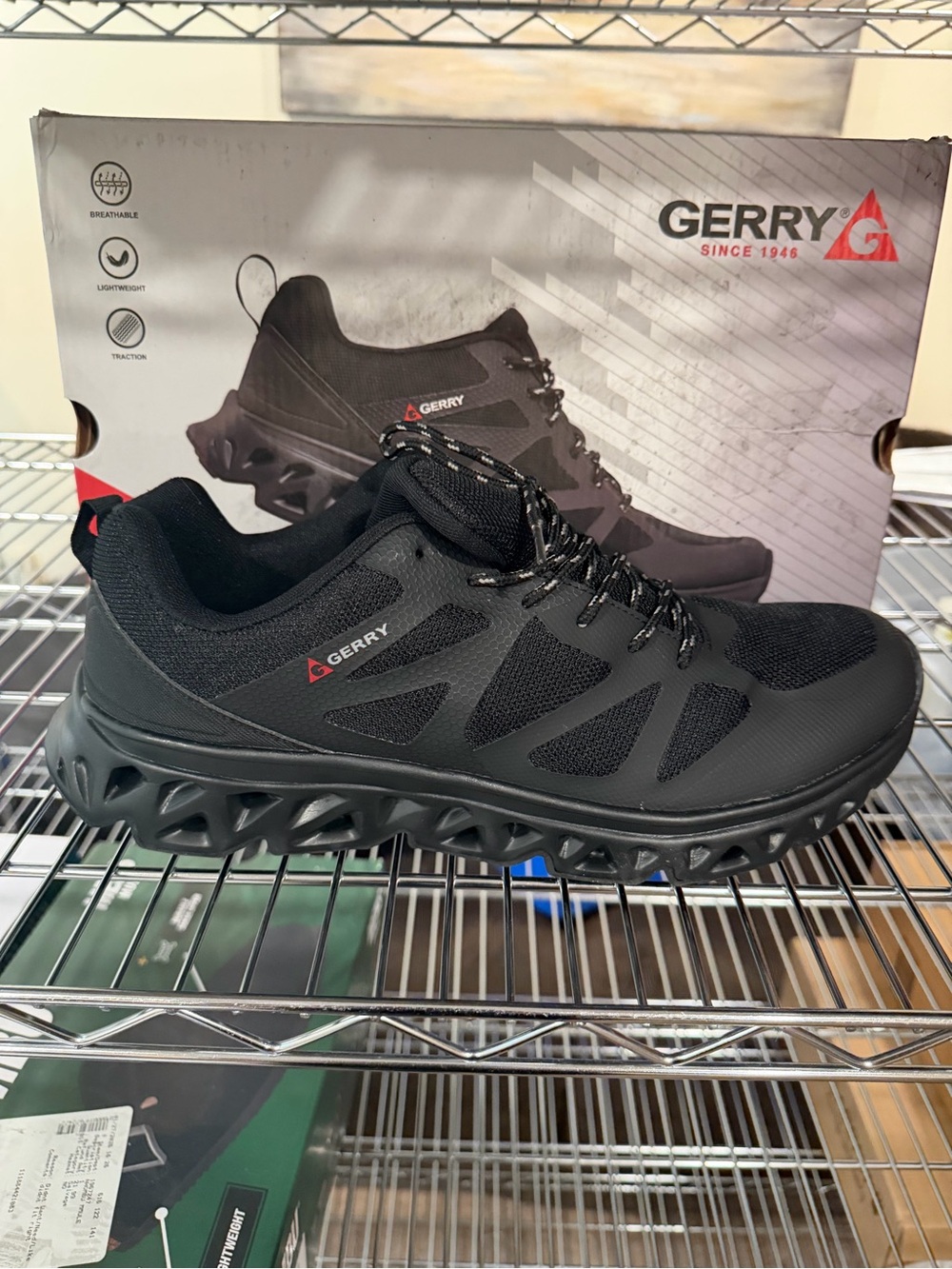 Gerry Men’s speed Trail Hiking Running Shoes Black Size 13 M US